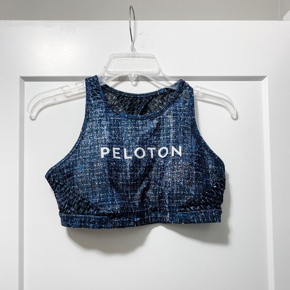 Peloton WITH Metallic sports bra size medium